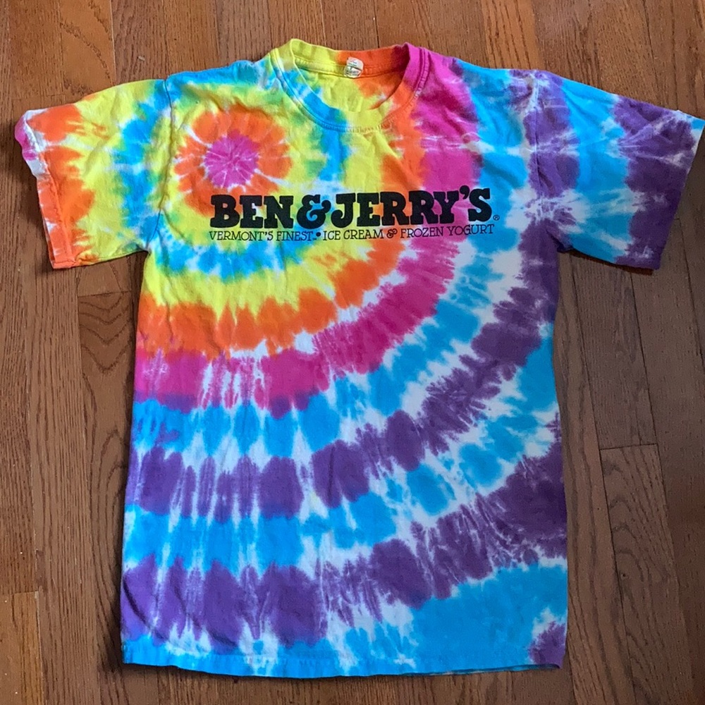 Ben & Jerry’s tie dye t shirt
